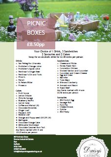 View/Download the Picnic Boxes Menu